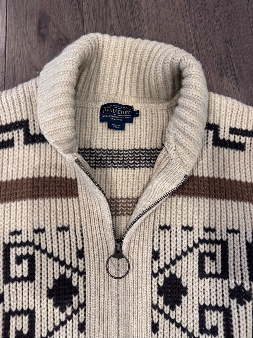 Pendleton THE ORIGINAL WESTERLEY MEN'S SWEATER Cardigan - Picture 6 of 6